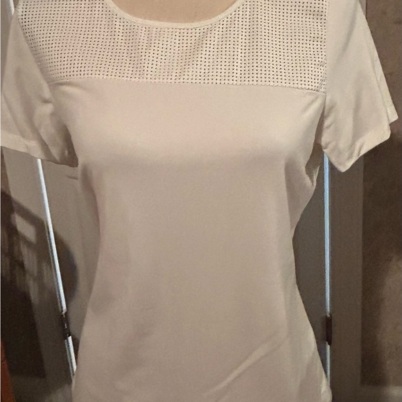 Two piece set: white top (Medium)with matching jacket (8). Wore jacket once. EUC - Picture 5 of 7